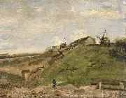 Vincent Van Gogh The hill of Montmartre with stone quarry painting